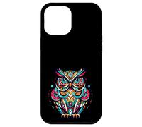 Owl Midcentury Mid Century Retro Hoot Animal Carcasa para iPhone 12 Pro MAX