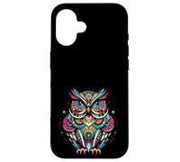 Owl Midcentury Mid Century Retro Hoot Animal Carcasa para iPhone 16