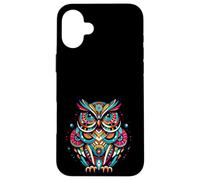 Owl Midcentury Mid Century Retro Hoot Animal Carcasa para iPhone 16 Plus