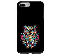 Owl Midcentury Mid Century Retro Hoot Animal Carcasa para iPhone 7 Plus/8 Plus