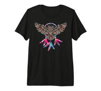 Owl Native American Indian Southwest Feathers Camiseta Premium