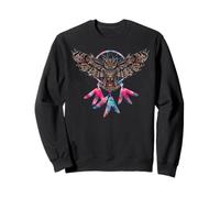 Owl Native American Indian Southwest Feathers Sudadera