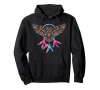 Owl Native American Indian Southwest Feathers Sudadera con Capucha