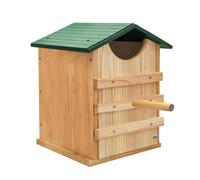 Owl Nesting Box - Wooden Owl House, Bird Nest Shelter