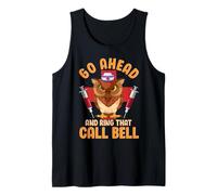 Owl Nurse Hilarious Go Ahead and Ring That Call Bell Camiseta sin Mangas