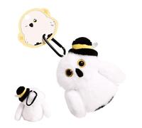 Owl Plush Keychain, Plush Animal Keyring, Stuffed Owl Keychain, Purse Charm Key Holder, Cartoon Key Pendant, Cute Keyring Decoration, Plush Bag Charm for Bag, Purse, Schoolbag, Backpack Decoration