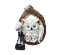 Owl Solar Lights Outdoor Garden | Resin Sculpture Decoration | Impermeable Yard LED Lights | for Garden Outdoor Yard Lawn Porch Pathway Mother's Day