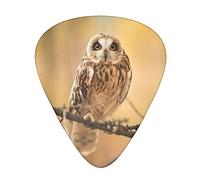 Owl Standing On The Tree StOlmx - Juego de púas de guitarra - Diseño de impresión completa, 3 grosores disponibles