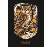 Owl Tattoo Notebook - Japanese Style Art Journal: Wise Owl Design Inspired by Traditional Tattoo Art (Tattoo Symphony)