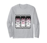 Owl Trio Coquette Bow Bow Bubblegum Retro Manga Larga