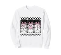 Owl Trio Coquette Bow Bow Bubblegum Retro Sudadera