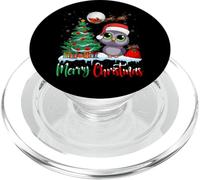 Owl Wearing Santa Hat Xmas - Merry Christmas Owl PopSockets PopGrip para MagSafe