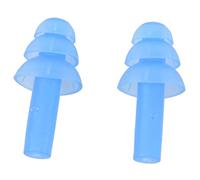 OWLEEN Par Natación Buceo Flexible Silicona Tapones para oídos Azul