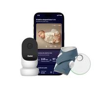 Owlet® Dream Bundle 2 Smart Baby Monitor: Dream Sock® and Owlet CAM 2 - Tracks & Notifies for Pulse Rate & Oxygen While Viewing Baby in 1080p HD WiFi Video - Bedtime Blue