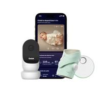 Owlet Dream Duo 2 Bundle- Vigilabebés Inteligente: Dream Sock y Owlet CAM 2 - Seguimiento de lecturas de Salud y Video en Vivo - Verde (Mint)