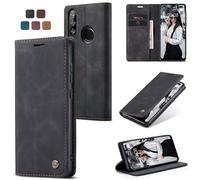 owlhold Funda para Huawei P30 Lite/Nova 4E,Funda Avanzado PU Piel [Tarjetas y Billetera][Soporte Plegable][Cierre Magnético] Antigolpes Libro Case Carcasa para Huawei P30 Lite/Nova 4E -Negro