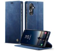 owlhold Funda para Samsung Galaxy M36,funda Avanzado PU Piel [Bloqueo RFID][Tarjetas y Billetera][Soporte Plegable][Cierre Magnético] Antigolpes Libro Case Carcasa para Samsung Galaxy M36 -Azúl Oscuro