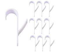 OWLMATE 10 toalleros para radiadores, radiador de baño, toallero, ganchos para radiador de toallas, para todos los radiadores estándar, color blanco