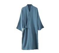 OWLONLINE Pijamas Unisex de Estilo japonés, Bata Tipo Kimono Japonesa de algodón de Gran tamaño, Talla L-O9