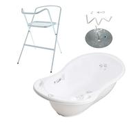 Owls - Bañera para bebé (86 cm), color blanco