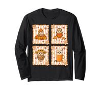 Owls Pumpkin Fall Coffee Cozy Autumn Aesthetic Manga Larga