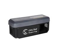 OWLTRA OW-7 Trampa eléctrica para roedores para interiores y exteriores, trampa instantánea para ratones y ratas con cubierta impermeable, alarma de sonido y luz, batería o fuente de alimentación USB,