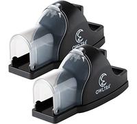 OWLTRA Trampa para Ratones con túnel Seguro para Uso en Interiores y Exteriores, 2 Piezas, eliminación instantánea de roedores con Entrada de túnel Transparente, gatillo sin Contacto y Potente