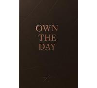 own the day: beautiful cover material lined journal notebook for works,collage,gifts etc..