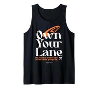 Own Your Lane - Urban Typography Streetwear Camiseta sin Mangas