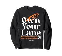 Own Your Lane - Urban Typography Streetwear Sudadera