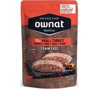 Ownat Cat Wet Veal & Turkey 85G 1020 g