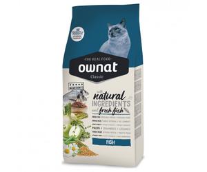 OWNAT Classic Fish - Pienso seco para gato adulto - Pescado - Cantidad: 1,5 kg