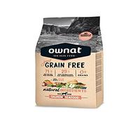 Ownat Dog, para perros, Just Grain Free Salmon & Seafood, sabor Pescado 14000 g
