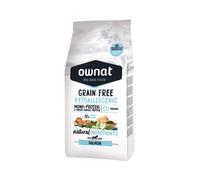 Ownat Grain Free Hypoallergenic - Pienso seco para perros adultos con alergias - Salmón - 12 kg + OFERTA Brinde