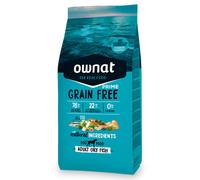 OWNAT Grain Free Prime - Pienso para perro adulto - Pescado - Cantidad: 3 kg