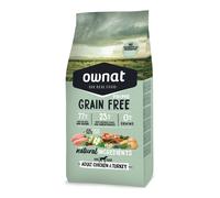 Ownat Grain Free Prime Pollo y Pavo Pienso para Perro Adulto - 12 KG