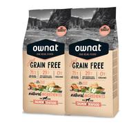 Ownat Just Grain Free Salmon & Sea Food Pack 2 X 3 Kg Pienso Para Perros