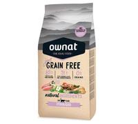 OWNAT Just Grain Free Sterilized - Pienso sin cereales para gatos adultos esterilizados - Pollo - Cantidad: 3 kg