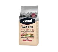 Ownat Pienso para Perros Carne de Pato Sin Granos (14 kg) Perros con Ingredientes Naturales sin Preservantes ni Colorantes, Comida Alta en Proteínas.