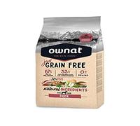 Ownat Pienso para Perros Carne de Pato Sin Granos (3 kg). Ownat para Perros con Ingredientes Naturales sin Preservantes ni Colorantes, Comida Alta en Proteínas.