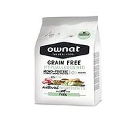 Ownat Pienso para Perros de Cerdo Hipoalergénico Sin Granos (3 kg) Perros con Ingredientes Naturales sin Preservantes ni Colorantes, Comida Alta en Proteínas.