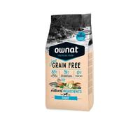 Ownat Pienso para Perros de Trucha Sin Granos Free Grain (14 kg). Ownat para Perros con Ingredientes Naturales sin Preservantes ni Colorantes, Comida Alta en Proteínas.