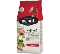Ownat Pienso para Perros Deportivos Dog Classic Energy (20kg), Alimento Balanceado en Minerales. Ownat para Perros de Pollo sin Preservantes ni Colorantes, Alimento Alto en Proteínas.