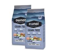 Ownat Prime Grain Free Senior Chicken & Turkey Pack 2 X 3 Kg Pienso Para Perros