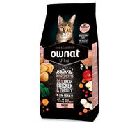 Ownat Ultra Mature - Pienso para gato senior - Pollo y pavo - Cantidad: 1,5 kg