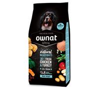 Ownat Ultra Maxi Adult - Pienso para perro adulto de raza grande - Pollo y Pavo - Cantidad: 3 kg