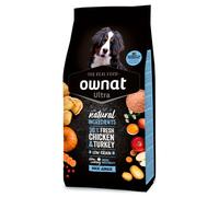 Ownat Ultra Maxi Junior - Pienso para perro de raza grande - Pollo y pavo - Cantidad: 12 kg