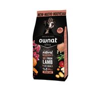 3 kg Ownat Medium Ultra Cordero y Arroz pienso para perros