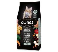 Ownat Ultra Young - Pienso para gato adulto - Pollo y pavo - Cantidad: 3 kg