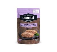 Ownat Wet Chicken & Salmon Sterilized Gato 85Gr - 12 unidades